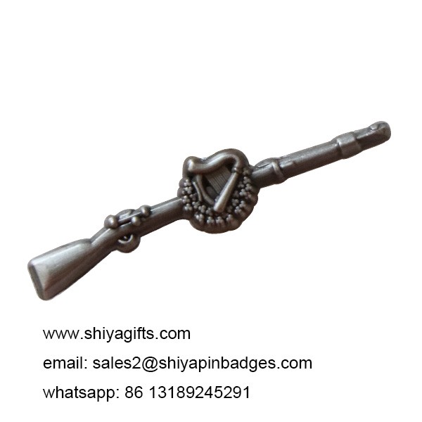 3D harp metal collectible pin badge