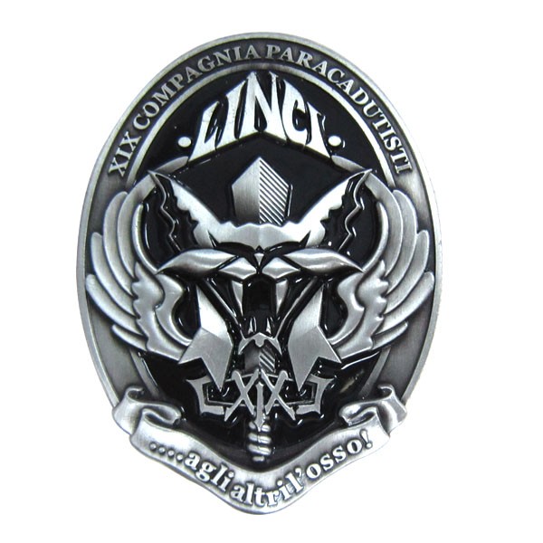 Custom metal military badge