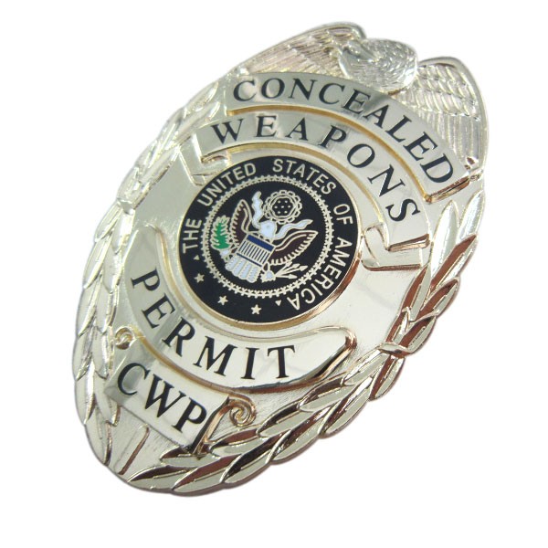 Custom metal security badge officer badge