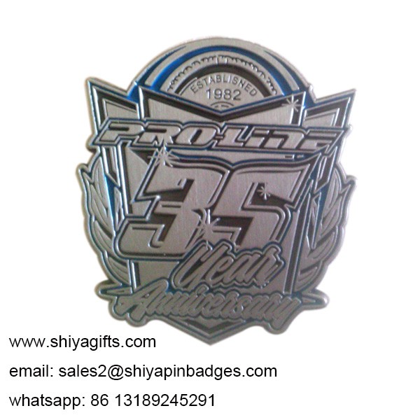 Personalized enamel metal pin badge