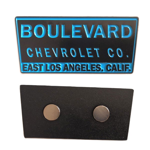 custom enamel magnet badge