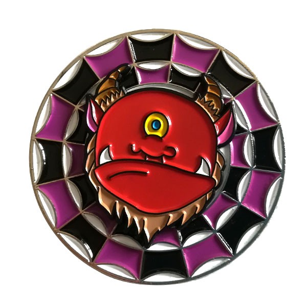 enamel spinner custom lapel pin badge