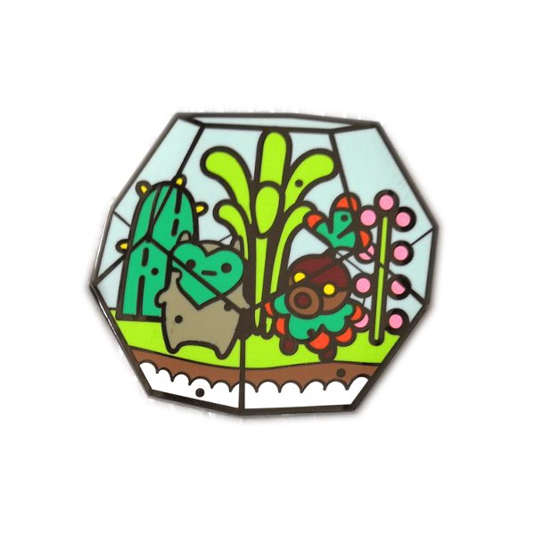high quality cactus enamel lapel pin