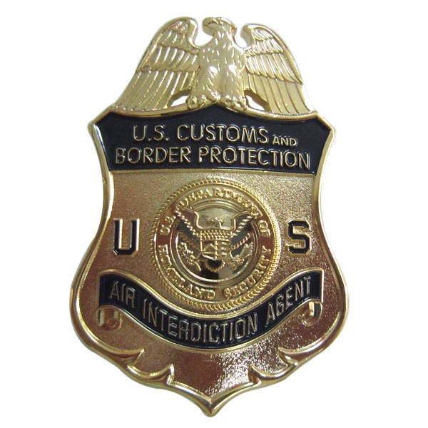 high quality metal military badge enforcement officer