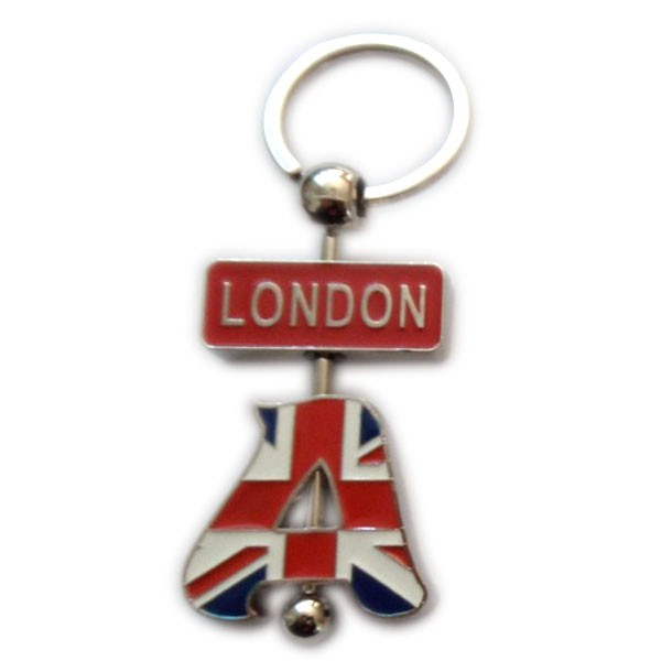Custom souvenir letter keychain for london