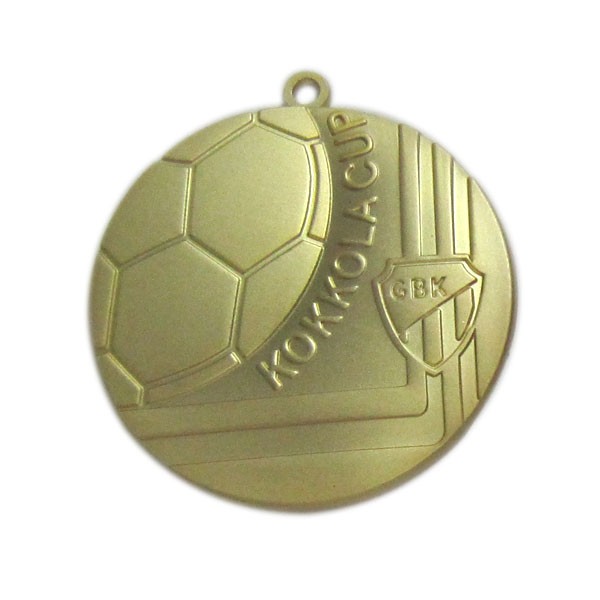 Custom sports football medal matt gold medal