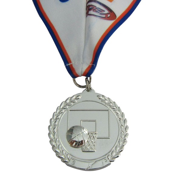custom football silver medal 3D medal