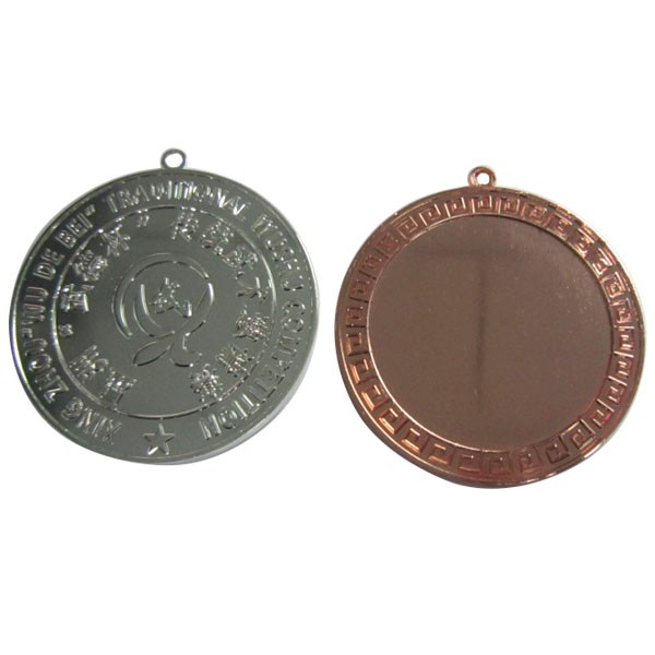 custom stamped copper medal