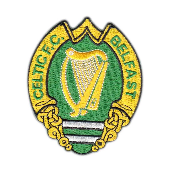 Harp shape embroidered patches for promotion
