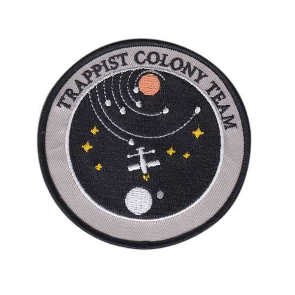 Heat press custom embroidery badge patches