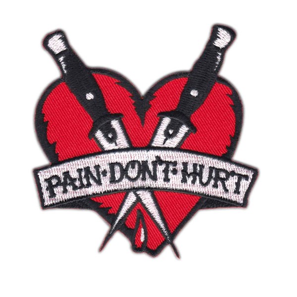 custom heart shaped patches iron on badge patch