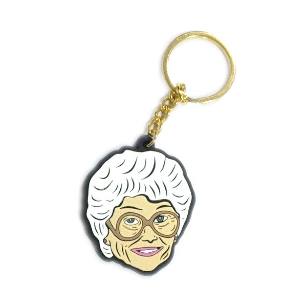 custom PVC rubber keyring keychain